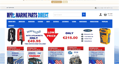 Desktop Screenshot of marineparts.ie