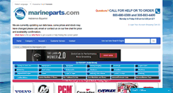 Desktop Screenshot of marineparts.com